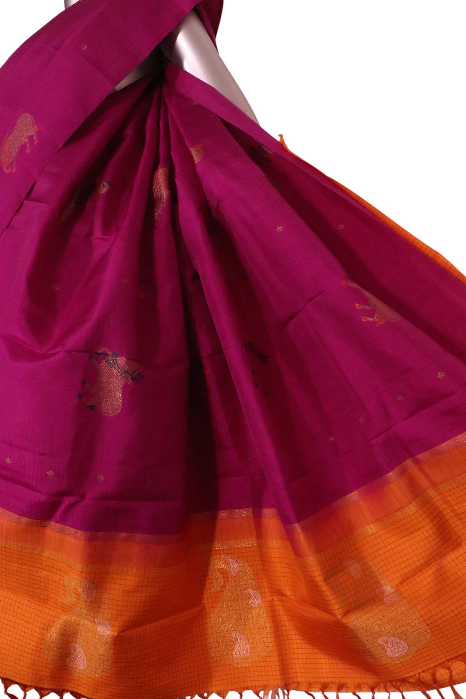 Pure Handloom Kanjeevaram Silk Saree AL211474